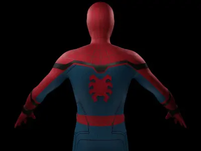Spider-man Homecoming Stark Tech Suit 3D model Free 3D model