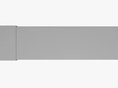 Basic Lightbox Sign - Geometry Only No Textures No Materials 3D model