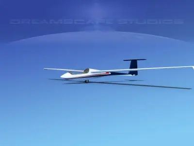 Centrair C-101 Pegase V06 Low-poly 3D model