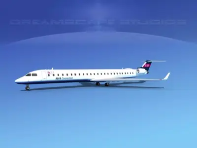 Bombardier CRJ1000 Ibex  3D model