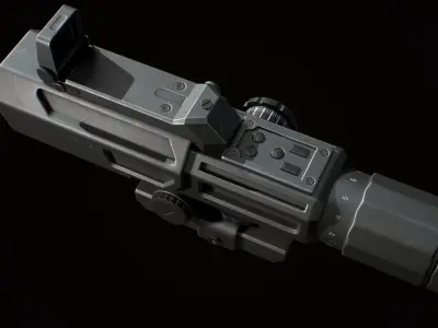 NCstar Ado Scope Low-poly 3D model