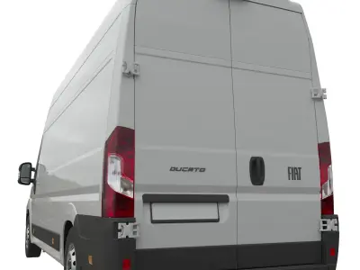 2024 FIAT DUCATO XLWB Detailed interior 3D model