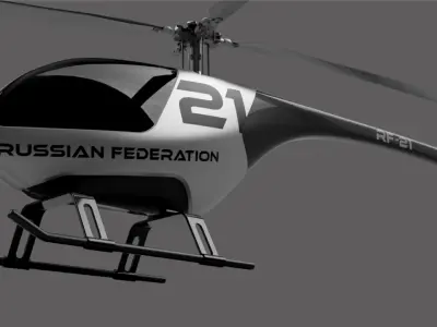 RC HELICOPTER 3D model