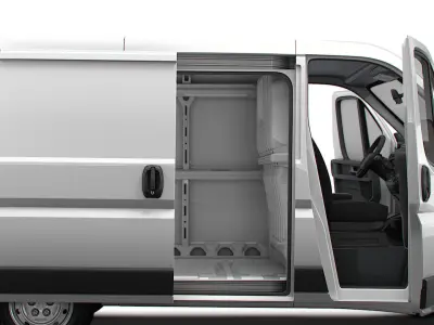 Citroen Jumper Van L1H1 HQ Interior 2023 3D model