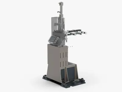 Manipulator with 180 Degree Turning Table 3D model