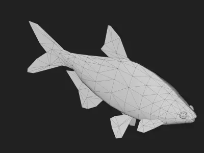 Bream Low-poly 3D model