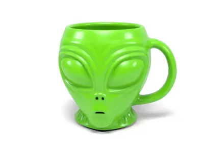 Alien Mug 3D print model