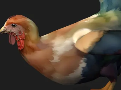 Chicken A3 3D model