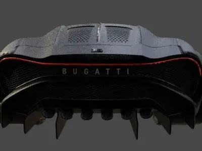 Bugatti La Voiture Noire Free low-poly 3D model