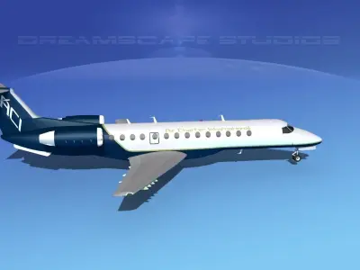 Embraer ERJ-135 Air Charter Intl 3D model