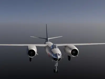 Ilyushin IL-28 Beagle 3D model