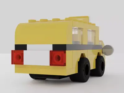 LEGO Monthly Mini Model Build School Bus 40216 3D model