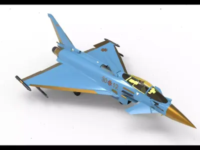 Eurofighter Typhoon 3D model