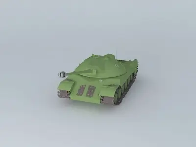 IS3 JS3 Soviet Tank 3D model