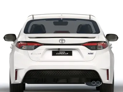 Toyota Corolla XSE 2020 3D model
