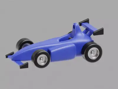 Racing car Low-poly 3D model buy