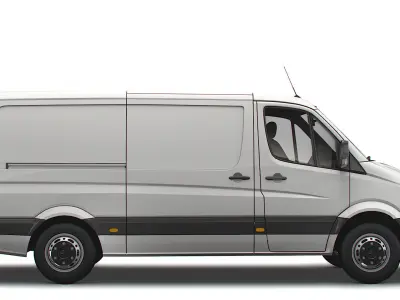 Dodge Sprinter L2H1 2009 3D model