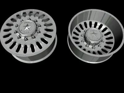 Wheel American Force Dually N20 MASSIVE DRW 3D model