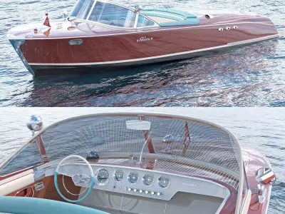 Boat Riva Ariston Marietta 3D model