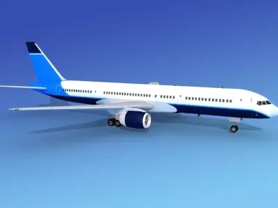 Boeing 757-200 Corporate 6 3D model