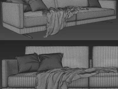 Poliform Mondrian Sofa Free 3D model