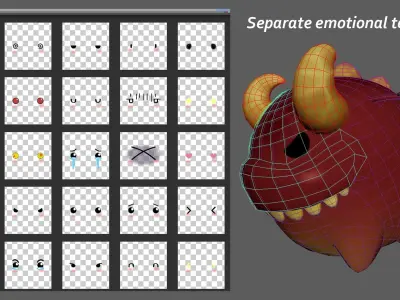 Tiny Dragon Low-poly 3D model