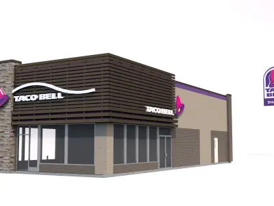 Retail Collection-006 Restaurants Mega Collection 3D model