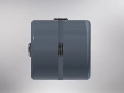 Two connector clamps 3D model