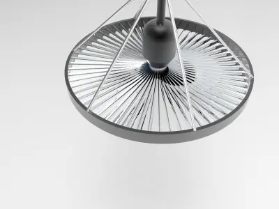 Jet style Ceiling Fan 3D model