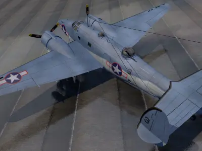 Lockheed PV-1 Ventura 3D model