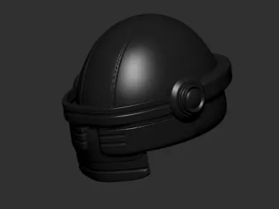 helmet high poly sculpt 3d printable ver 7 3D model 3D model 216
