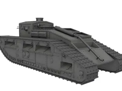 Medium Mark C Medium tank 3D model