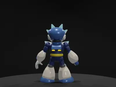 Geminiman Low-poly 3D model