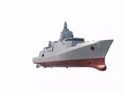 Taiwan  new generation of patrol ships 3D model