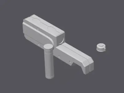 Resident Evil Village Inspirierter SciFi Tactical Heal Injector 3D print model