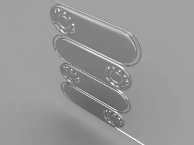 Mechanical gears panels 3d model Free 3D model