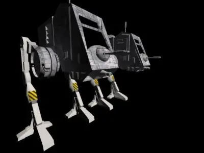 AT-PT Star wars Walker Free low-poly 3D model