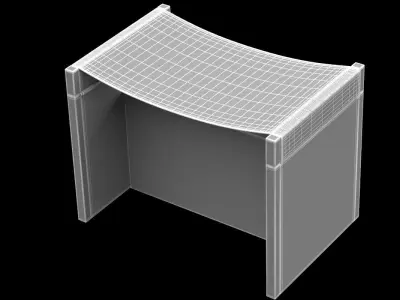 Caste Design Roe Bench Free 3D model
