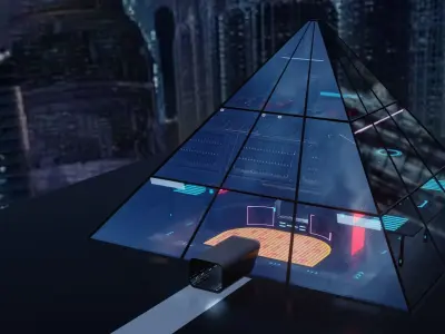 Penthouse full with interiors - VR world Low-poly 3D model