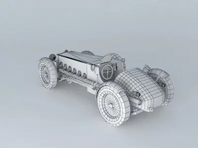 Sportcar 1932 Free 3D model