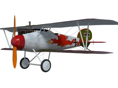 Albatros DV 3D model