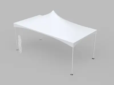 Commercial Tent 6x3 Meters 3D model