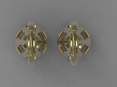 drop earrings 3D print model
