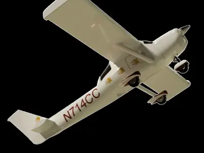 Cessna 150 M 3D Printable desktop Plane 3D print model
