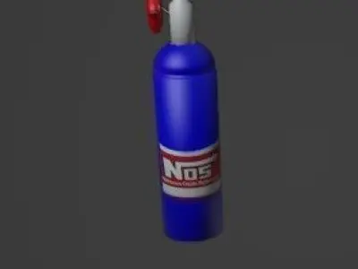 3D NOS Nitro Free low-poly 3D model