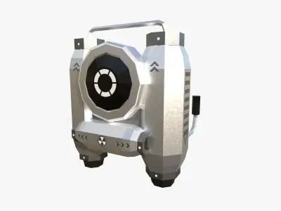 10 Jetpack Low Poly Collection Metal - SciFi Character Design 