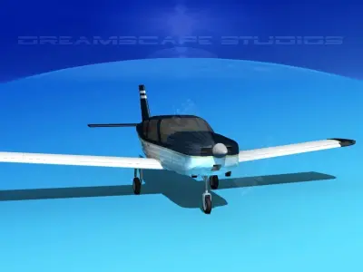Socata TB-20 Trinidad V15 3D model
