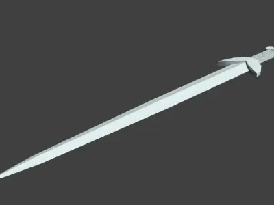 Ancient Sword Collection Low-poly 3D model