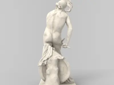Marble Philopoemen 3d Model