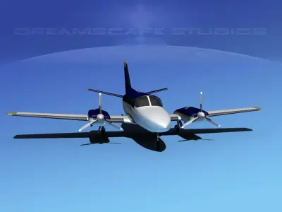 Cessna 404 Titan Executive Connection 3D model